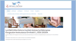 Desktop Screenshot of lymfaklinikka.fi